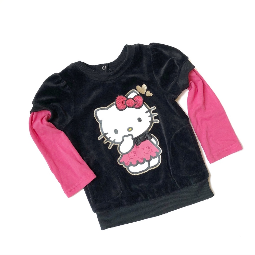 Hello Kitty Layered Top SZ 2T